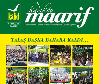 Kadıköy Maarif Dergisi 2020 Yılı 54. Sayısı