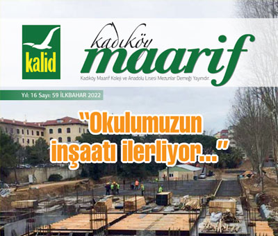 Kadıköy Maarif Dergisi 2022 Yılı 59. Sayısı