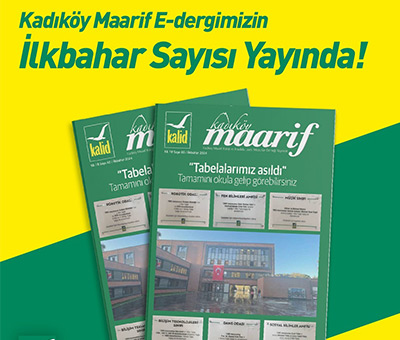 Kadıköy Maarif Dergisi 2024 Yılı 65. Sayısı
